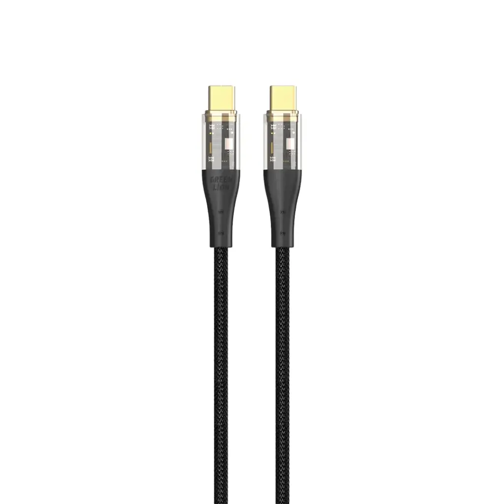 Green Lion Transparent Cable USB-C TO USB-C