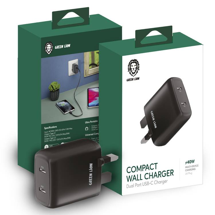 Green Lion Ultra Compact Wall Charger 20W USB-C