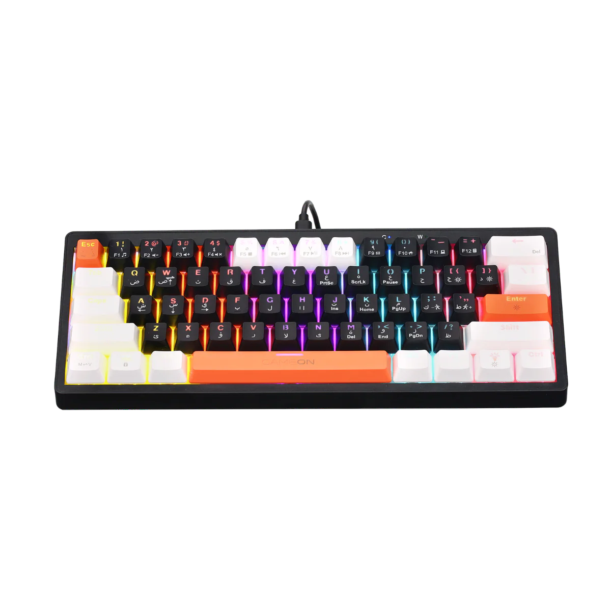 Gameon 60% Mecanical Keybrod Aerox Series - GOMK160-RS White