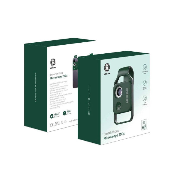 Green Lion Smartphone Microscope 200X