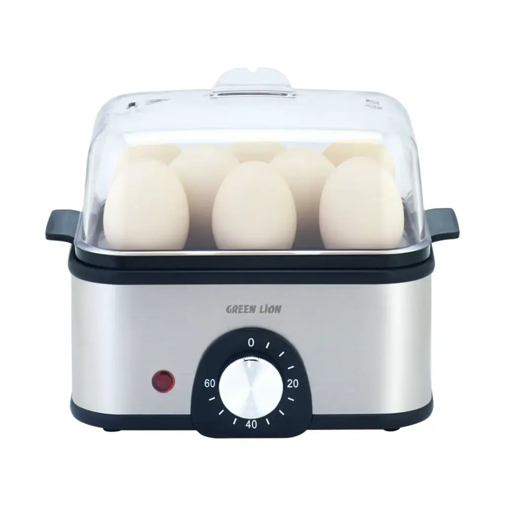 Green Lion 3-Tier Egg Cooker Egg/Vegetable Steamer 500W - Gray
