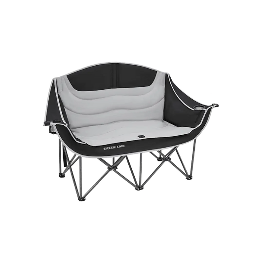 Green Lion Double Camping Chair - Beige