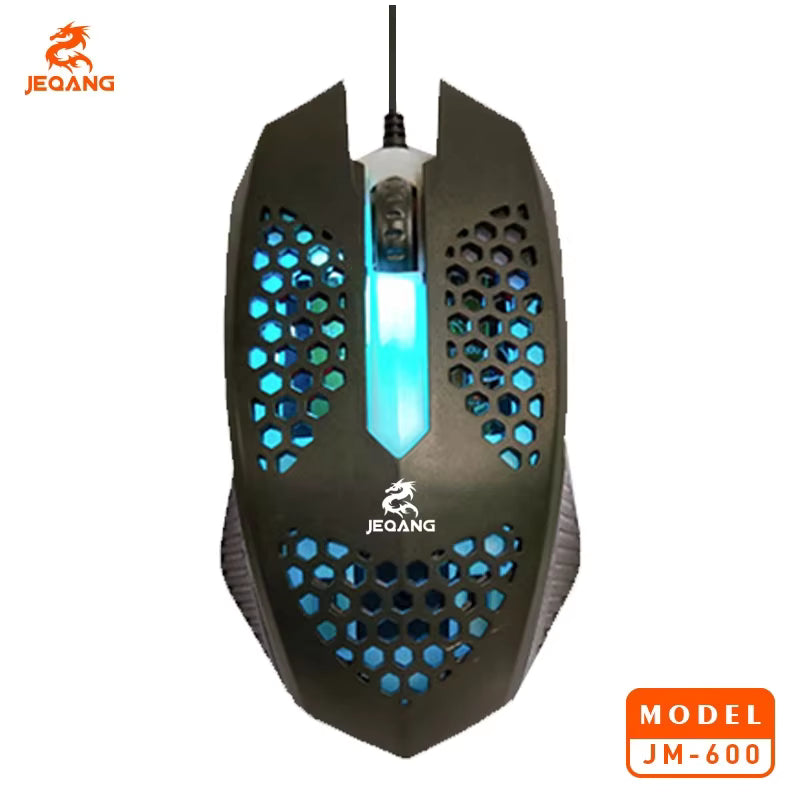 Jeqang Wired Colorful Hollow Hole Mouse - JM-600