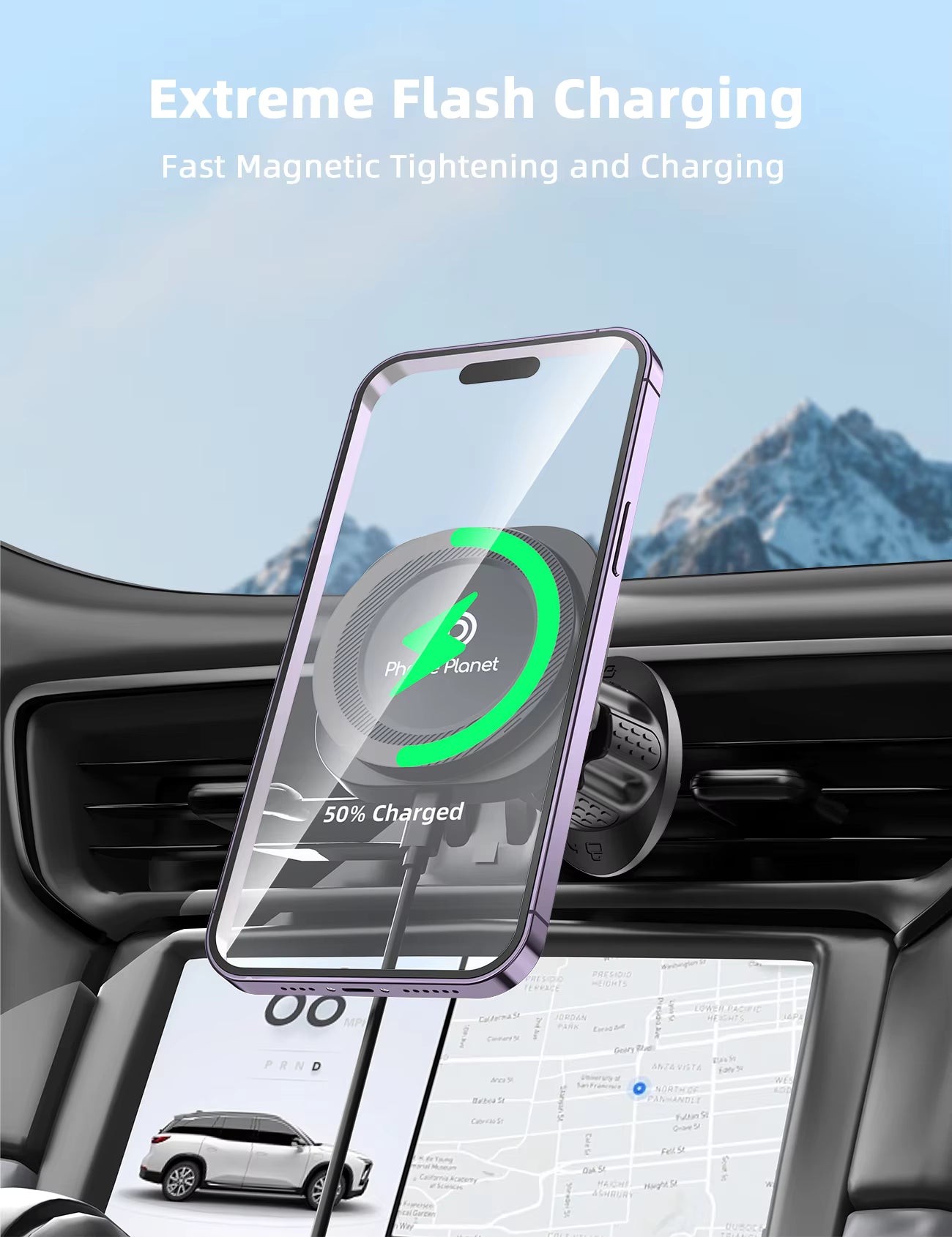 Phone Planet Magnetic Phone Holder - PP-HD19
