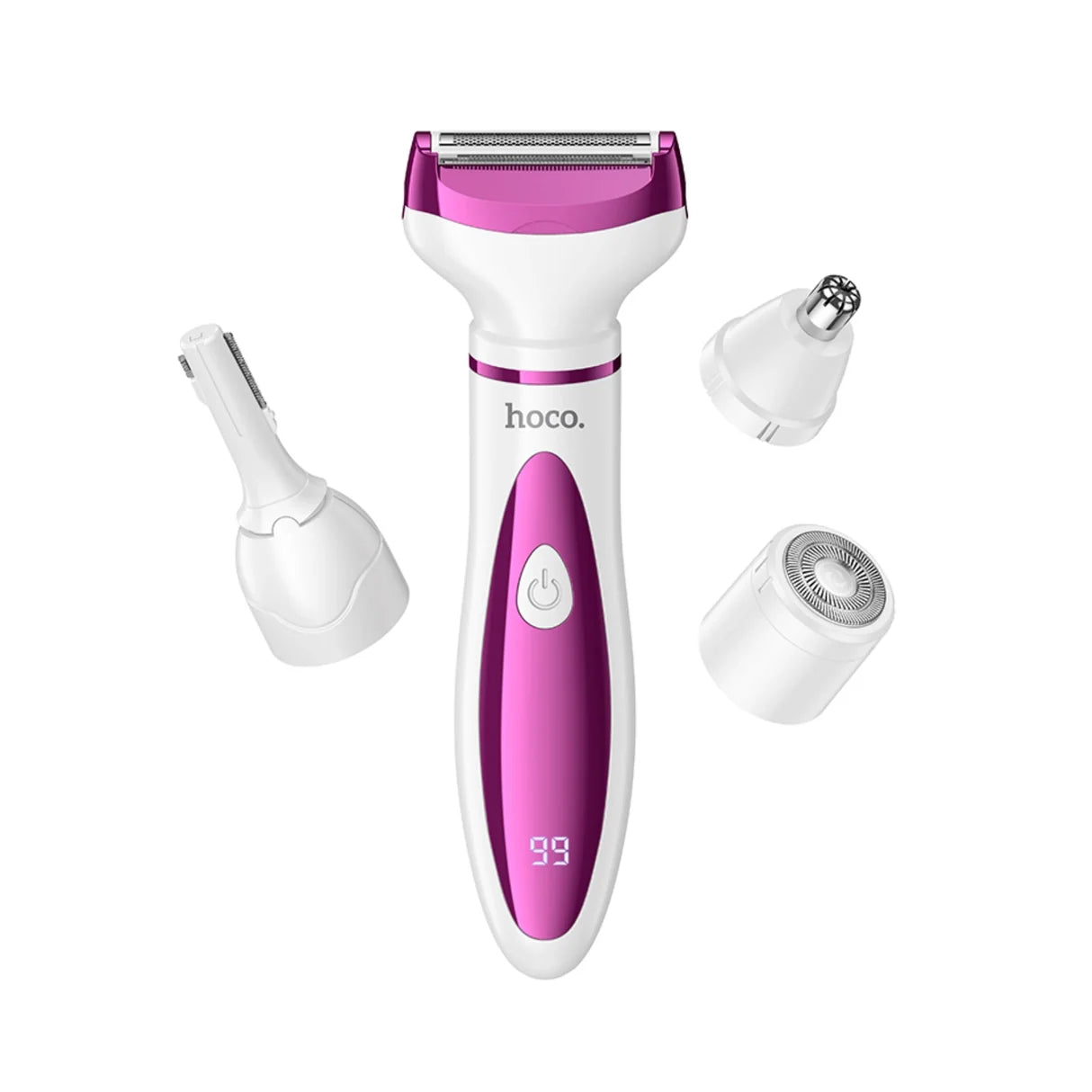 hoco Trimmer 4 in 1 Double Blade 8900RMP - HP80 Pink