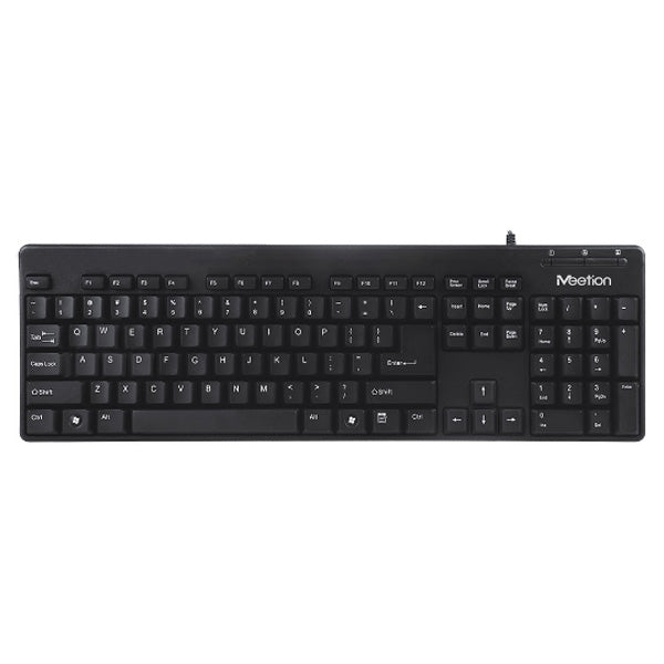 Meetion USB Standard Corded Keyboard - K300 Black