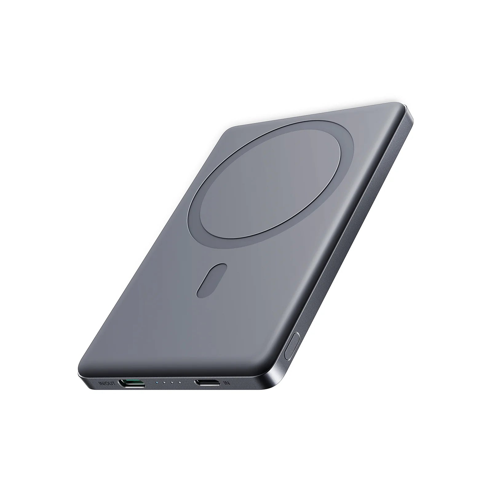 Joyroom 20 W Ultra-Slim Metal Magnetic Wireless Power Bank 10000mAh JR-PBM08 Pro Natural Titanium