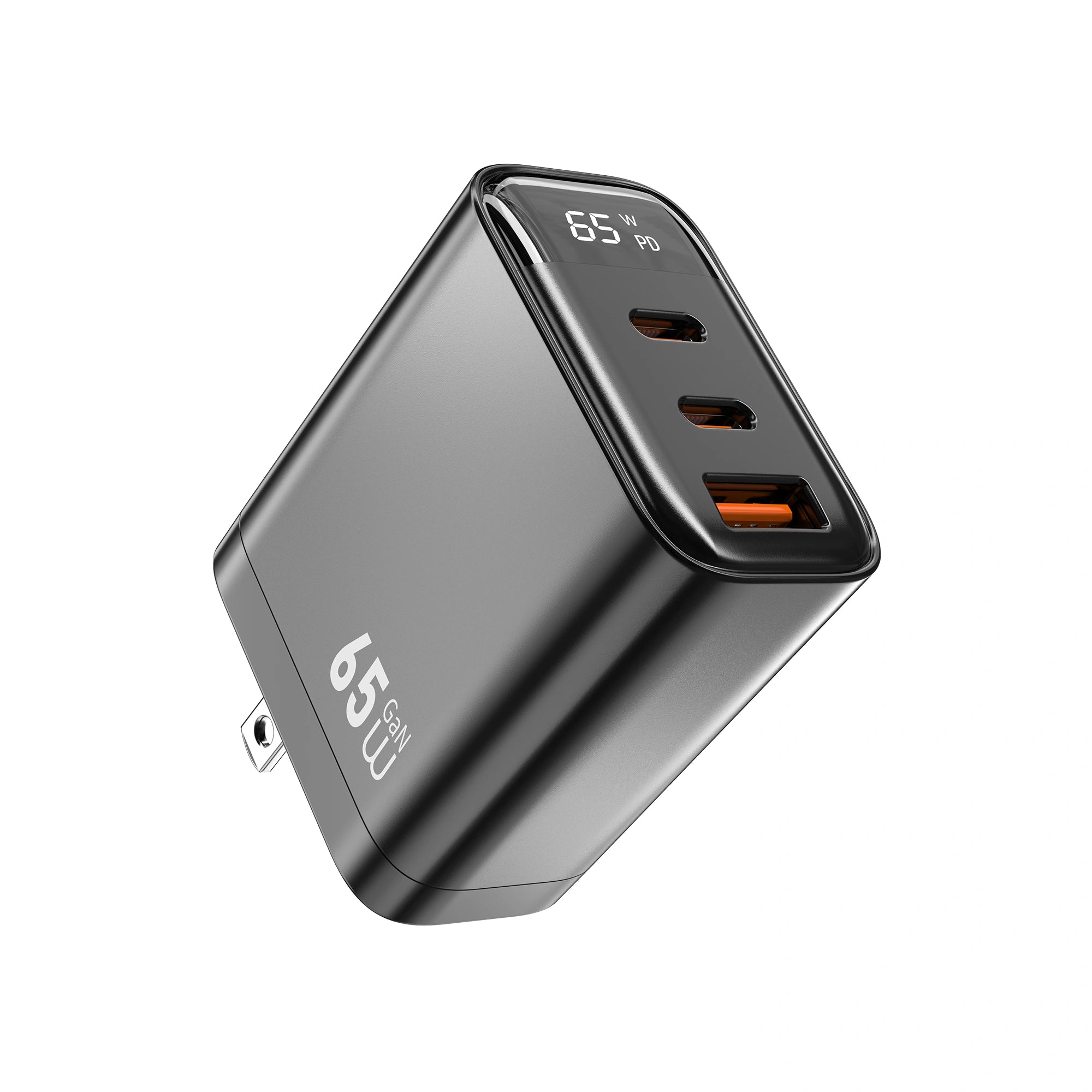 Wiwu Firefly Gan Fast Charger 65W - WI-G012 Black
