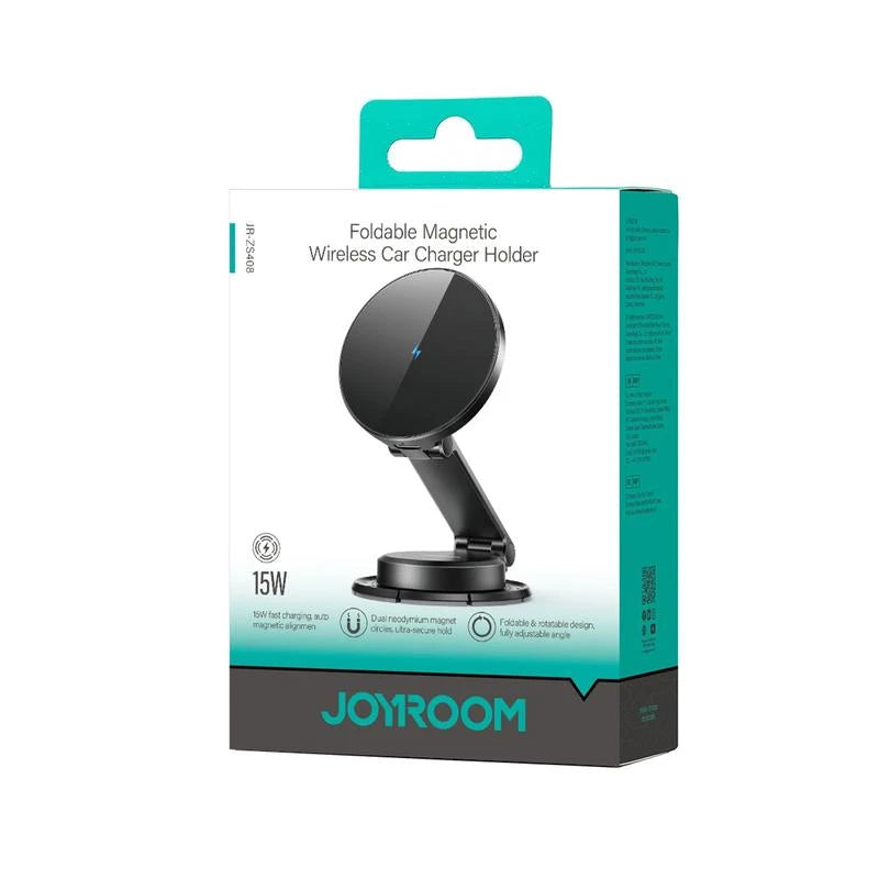 Joyroom Foldable Magnetic Wireless Car Charge Holder 15W - JR-ZS408