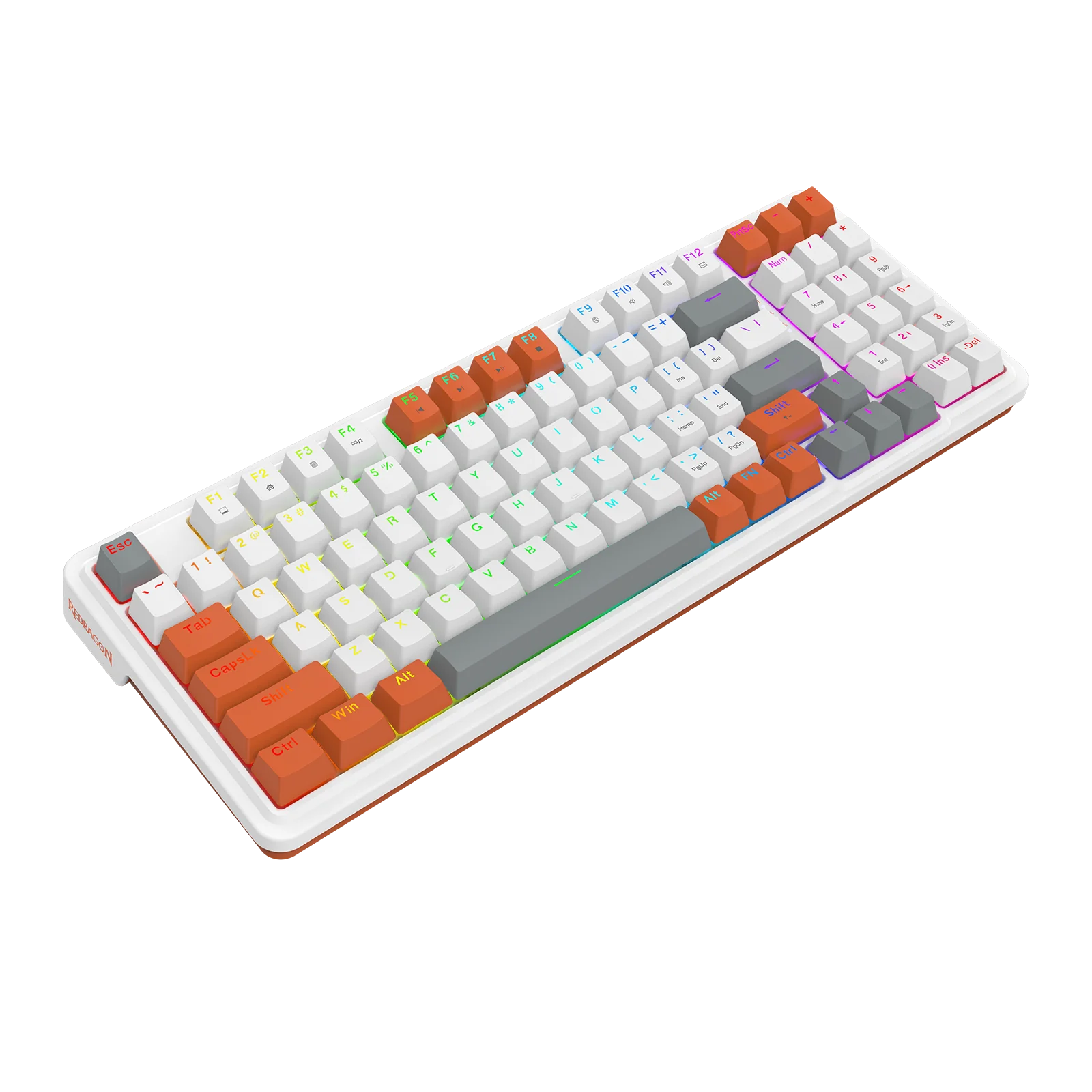 Redragon Gloria 94 Keys Wired Hot Swappable Gasket Mechanical Keyboard RGB (664WOG)