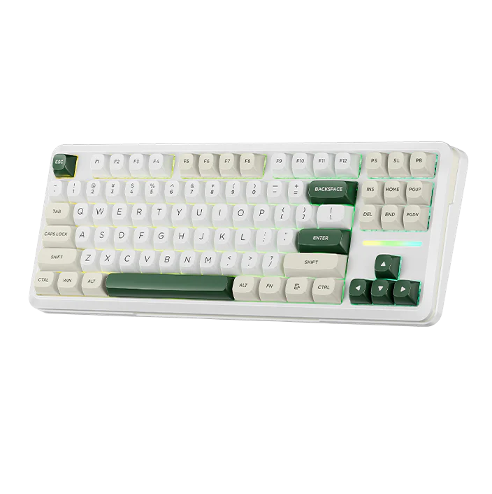 Redragon Wildslash Pro 3 Modes Connection TKL Gasket Mounted Mechanical Keyboard - K734WCG RGB White