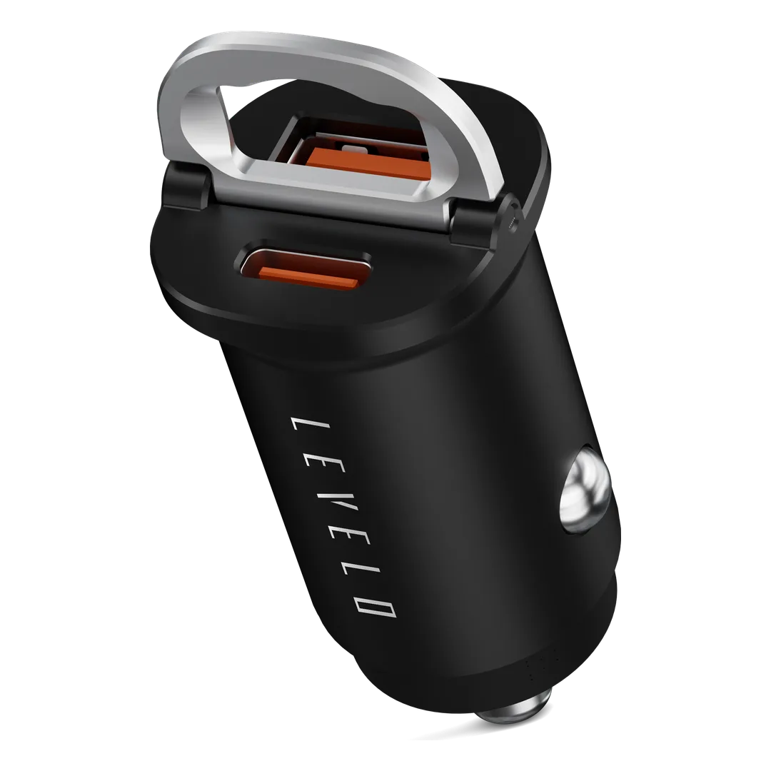 Levelo Kruz 38W Fast Charger Black