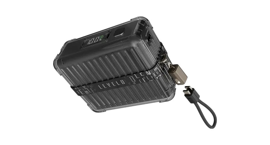 Levelo Aerion Portable Power Bank 10000mAh - Black