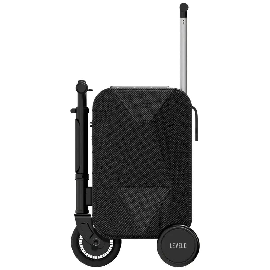 Levelo Ride Carry Explore Spark-E Portable E-Scooter Luggage Black