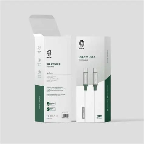Green Lion Wide Cable Usb-C TO Usb-C 1M 60W