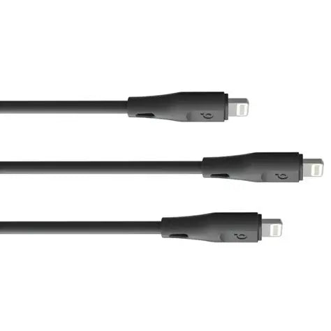 Porodo Combo Cable 3 in 1  USB-A TO Lightning (0.6m/1.2m/1.8m)