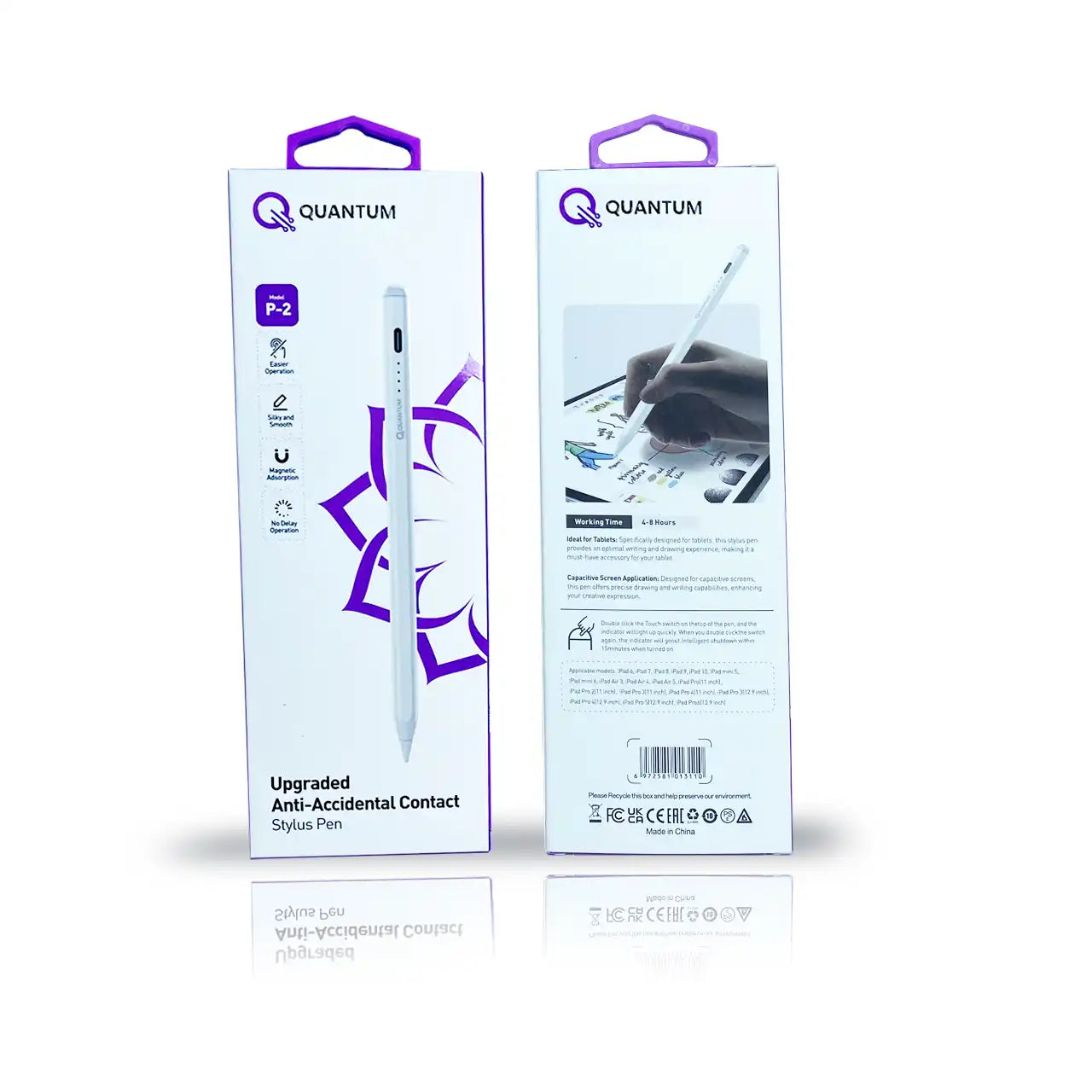 Quantum Upgraded Anti-acedental Contact Stylus Pen P-2