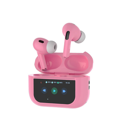 Porodo Blue Earbuds Pro 2 Touch Display - ENC+ANC