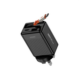 Porodo Retractable Type-c 24W Super Fast Charger 75cm FWC054