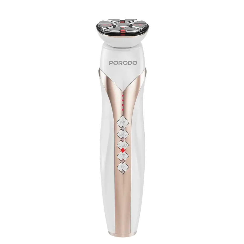 Porodo RF,EMS, Vibration Light Therapy Device Face Massger - LFS100 4IN1