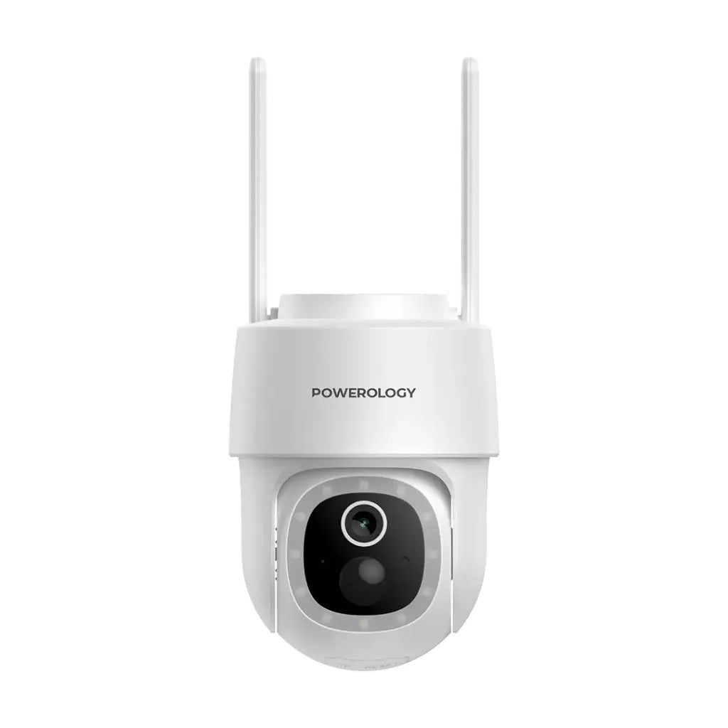 Powerology Built-in Solar Pan & Tilt Outdoor Camera 2K PP073