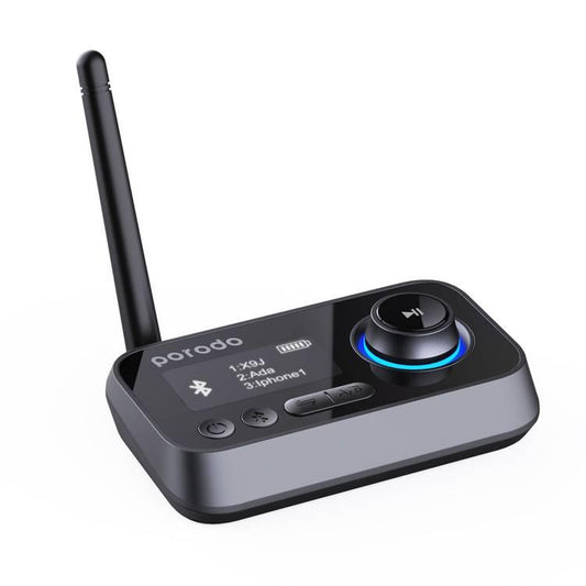 Porodo Bluetooth Audio Transmitter & Receiver Wireless Connection For Wired Devices