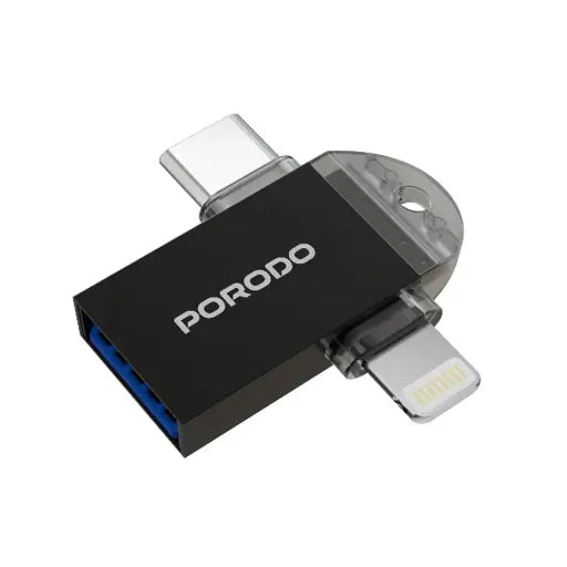 Porodo OTG Adapter -Zinc Alloy Lightnig Converter CBL024