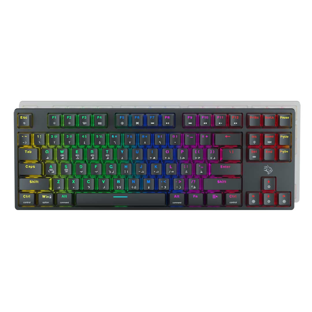 Porodo TKL Gaming 3 in 1 Mechanical Keyboard Gateron Pro Switch