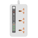 Porodo Multi-Port Power Sockets (4 USB-A/1 USB-C) 2M
