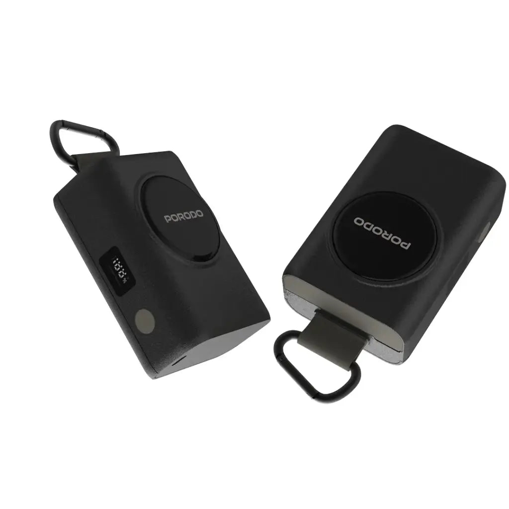 Porodo 10000mAh Power Bank 70cm Retractable Type-c PB068