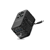 Powerology Universal Gan 85W Super Charger Retractable Type-c Cable