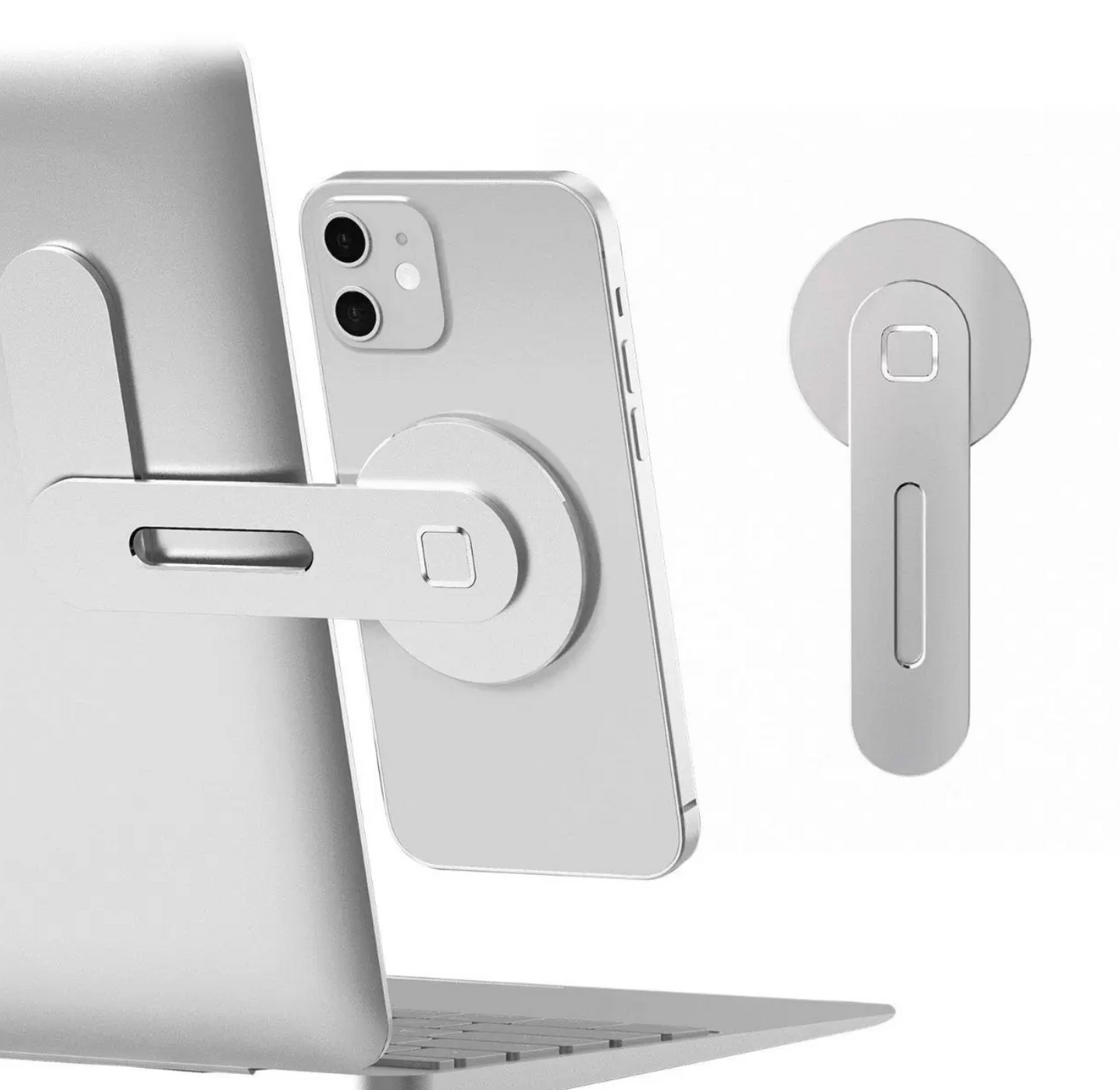 Green Lion Magsafe Adjustable Phone Holder - Silver