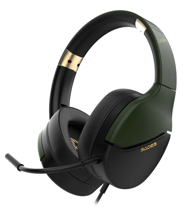 Sades Multi-Platform Gaming Headset - SA-725 Gold