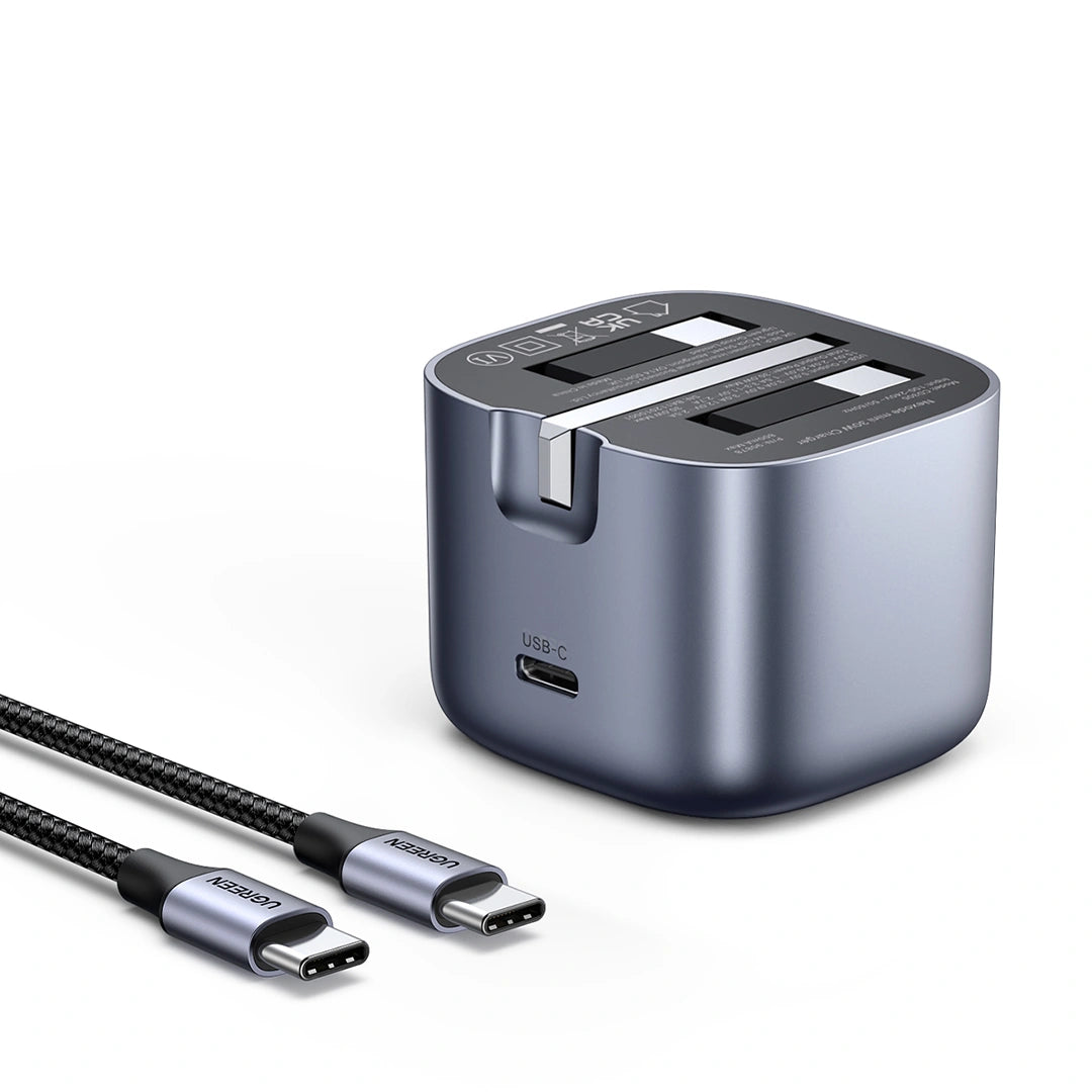 Ugreen Nexode USB-C Gan Fast Charger 30W With Type-c Cable - Space Gray