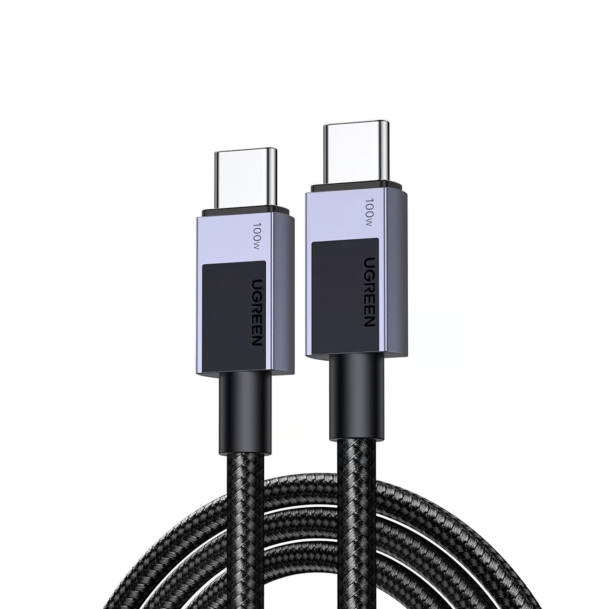 Ugreen USB-C TO USB-C PD Fast Chaeging Cable 100W 1m - Black
