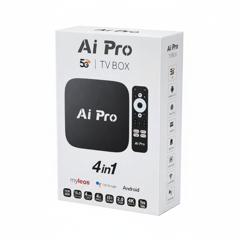 Ai Pro Tv Box 5G 4 IN 1