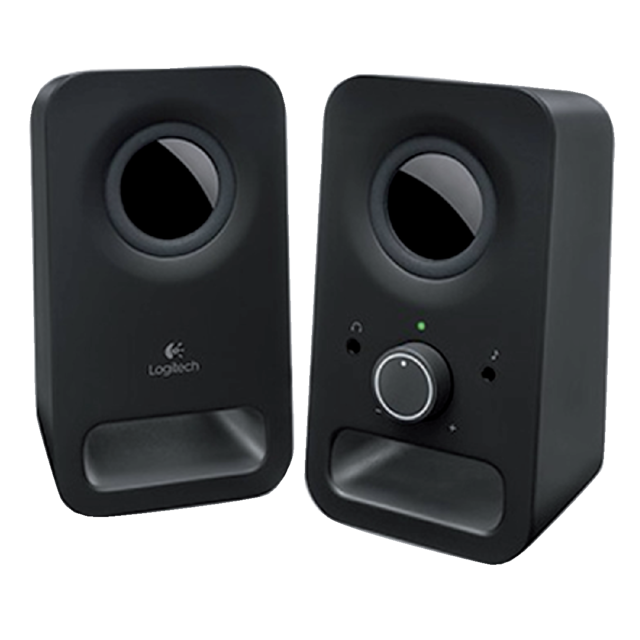 Loqitech Clear Stereo Sound Klarer Stereoklang Speaker 6W Z-150 - Black