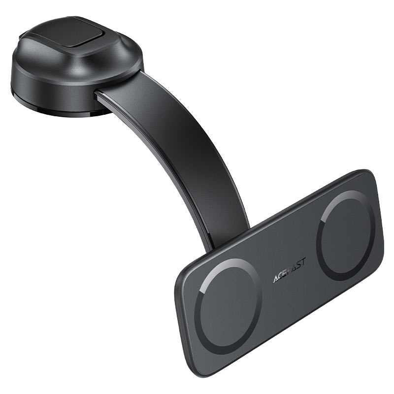 Acefast In-Car Phone Holder Dual Magnetic Pad For 2 Phones -D60 Black