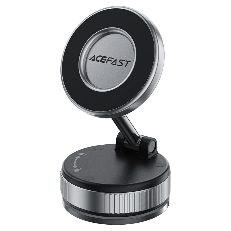 Acefast Magnetic Phone Holder Strong Magnets-Realiable Suction Cup - E28 Metal Gray