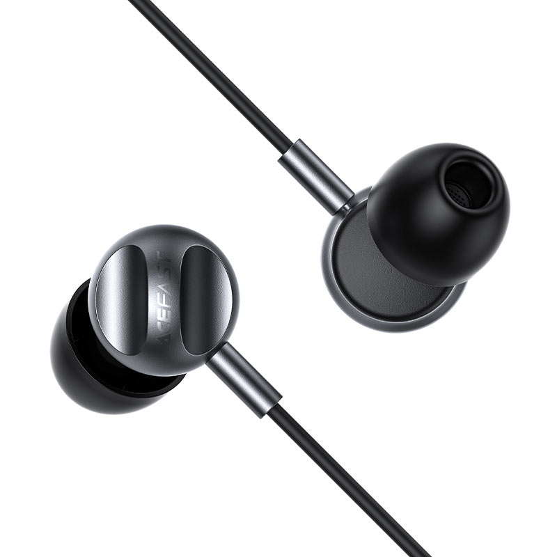 Acefast Wired Earphone With Mic Clear Sound&Comfortable Shape For USB-C - L6 Black