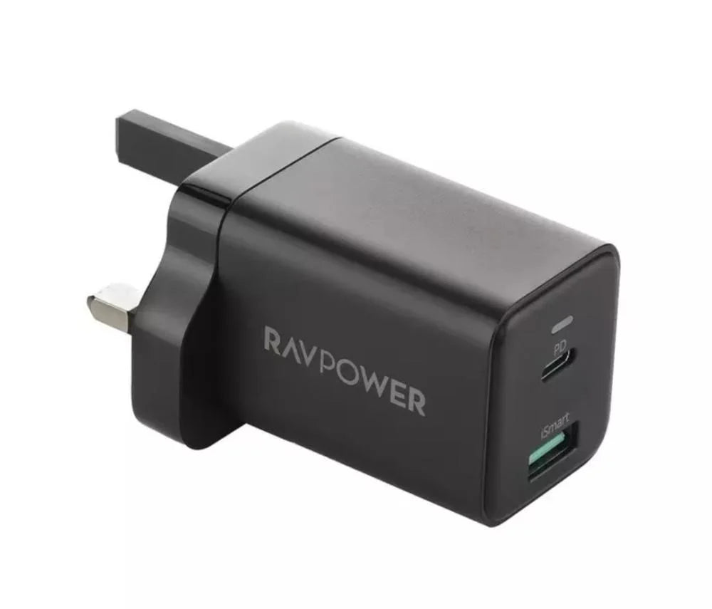 Ravpower PD Pioneer 45W Gan 2-Port Wall Charger - RP-PC171