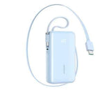 Joyroom 35W Mini Power Bank with Built in Type-C Cable Carrying USB-L Cable JR-PR2L Pink