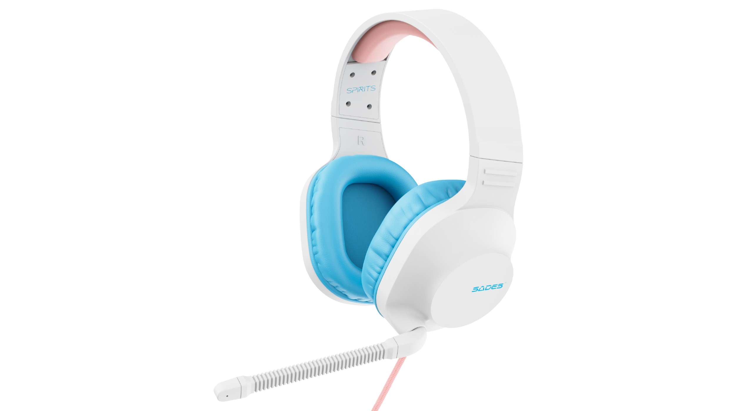 Sades Multi Olatfrom Gaming Headset - SA-721 Pearl