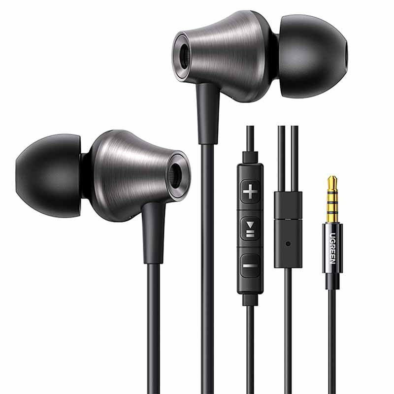 Ugreen In-Ear Earphone With 3.5mm Plug - EP105 Black