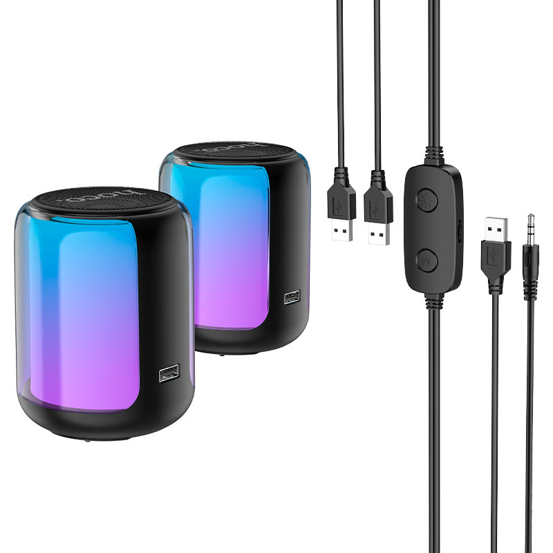 hoco Wireless / Wired Colorful 2 in 1 Speaker BS56