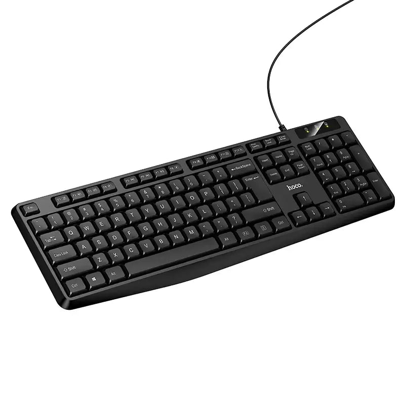 ‎hoco Wired USB Keyboard Enlish Version GM60 Black