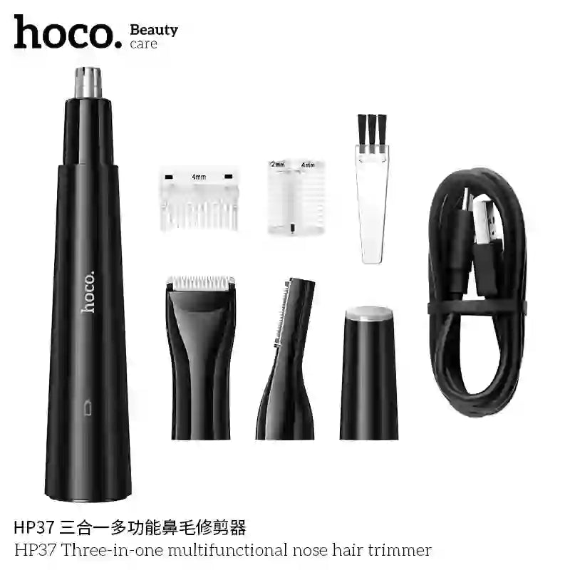 hoco Nose Hair Trimmer Compact And Quiet - HP37 Black