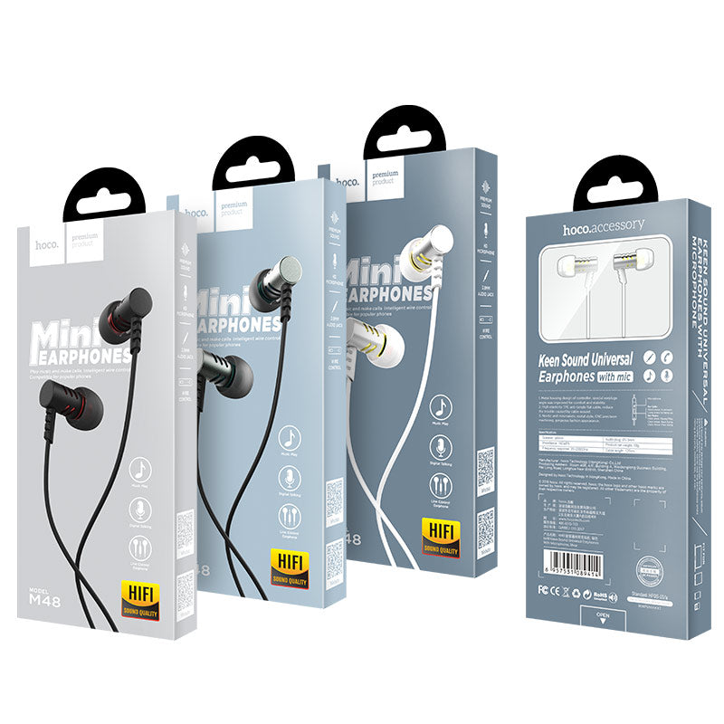 ‎hoco Wird Control Earphones With Mic Type-c DM48