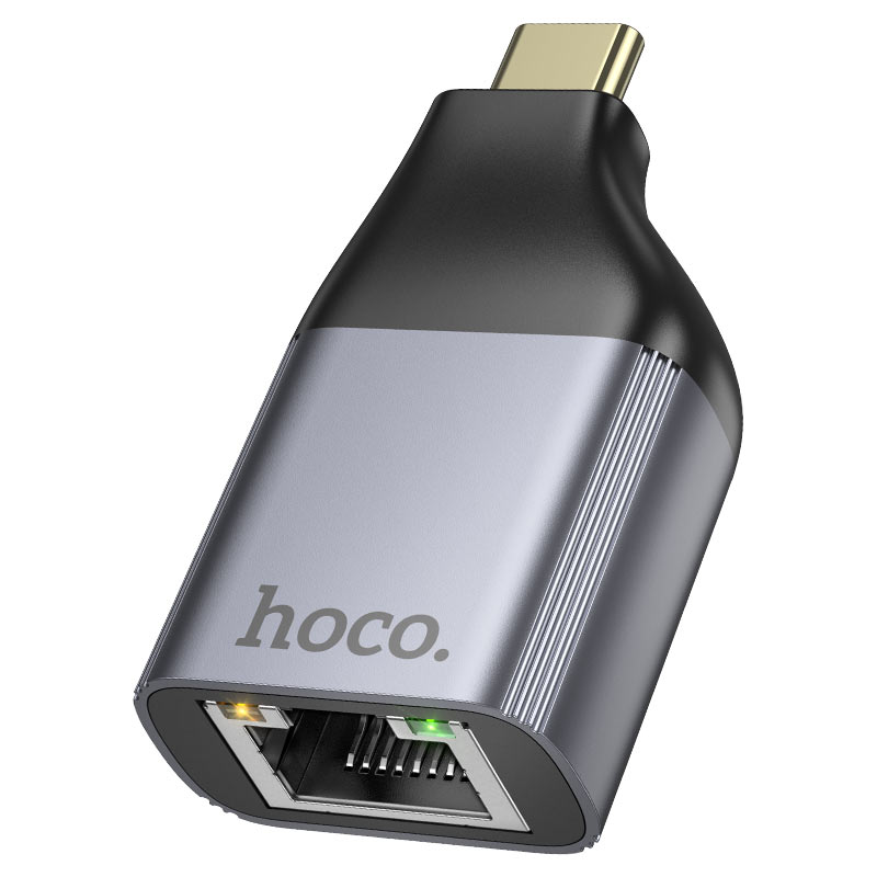 محول إيثرنت من هوكو USB-C إلى RJ45 OTG بسرعة 100 ميجابت في الثانية UA35 