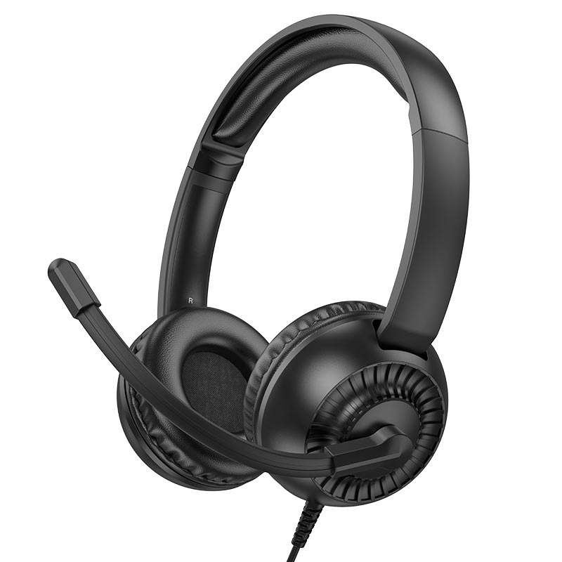 Hoco Clear Call Head Phones W112 Black